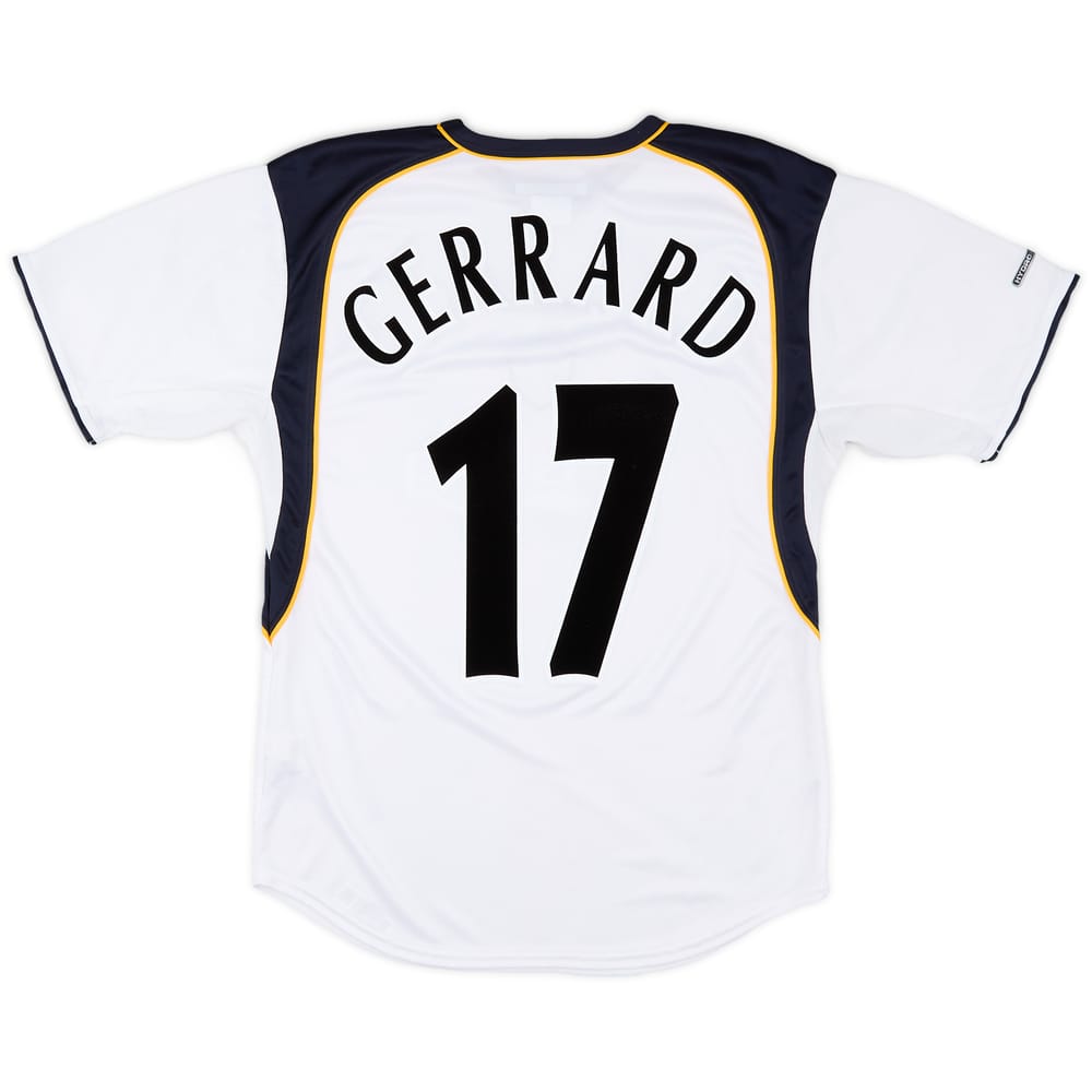 2001-03 Liverpool Away Shirt Gerrard #17 - 9/10 - (S)
