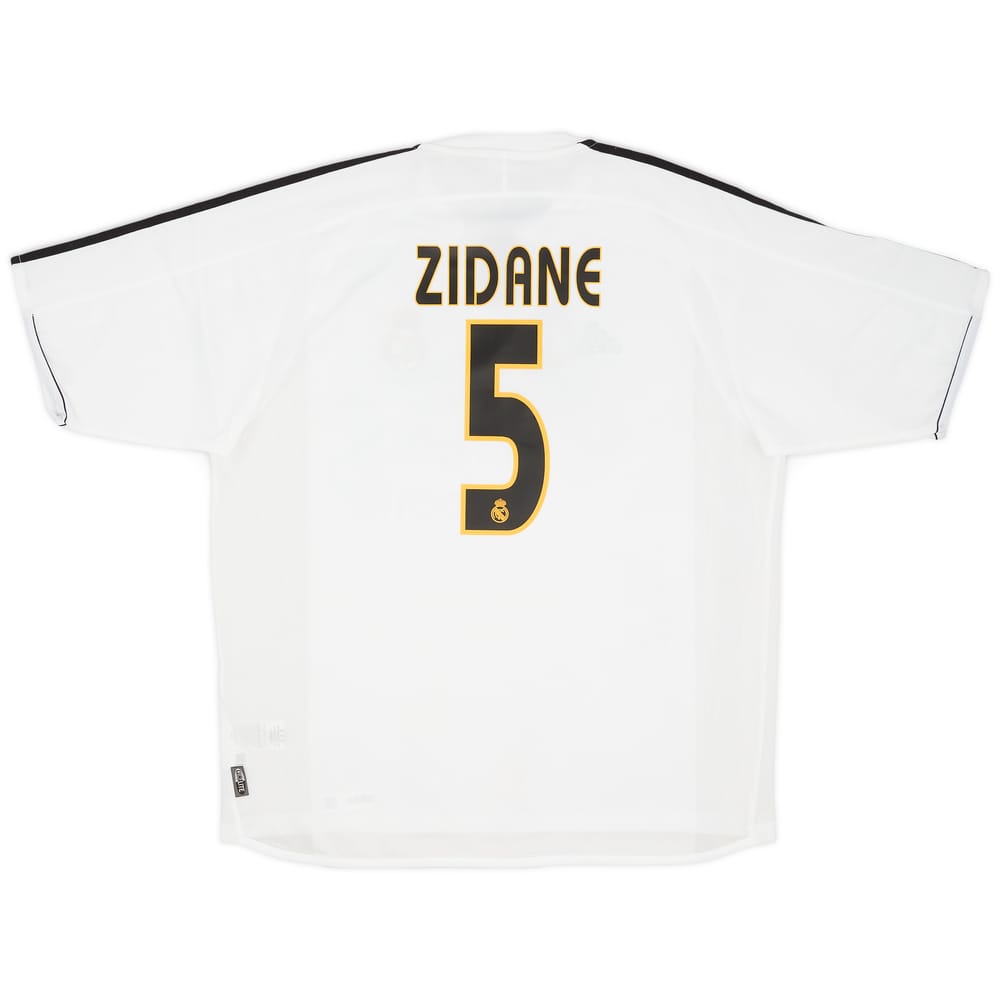 2003-04 Real Madrid Home Shirt Zidane #5 (L)