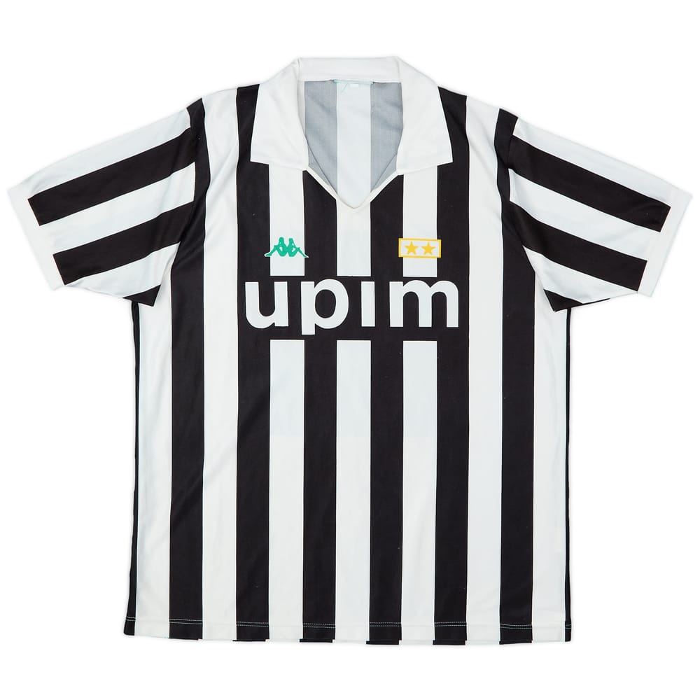 1991-92 Juventus Basic Home Shirt - 7/10 - (L)