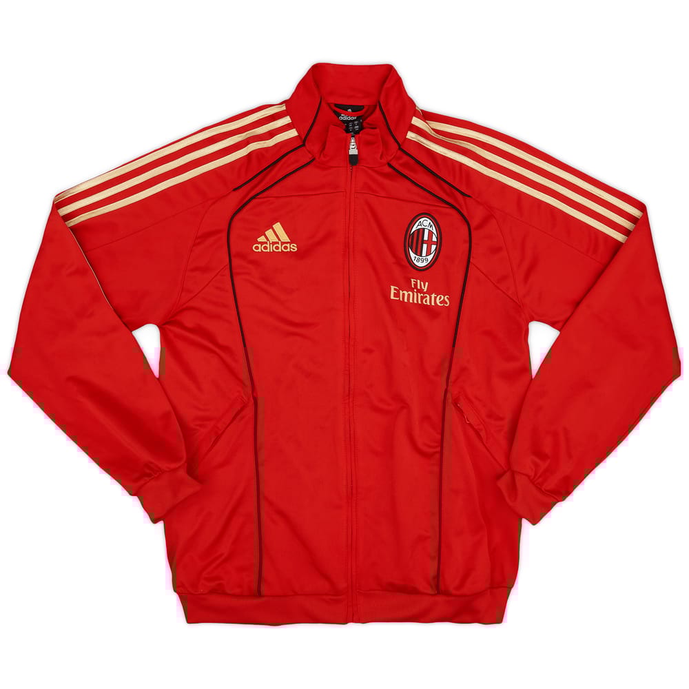2010-11 AC Milan adidas Track Jacket - 9/10 - (S)