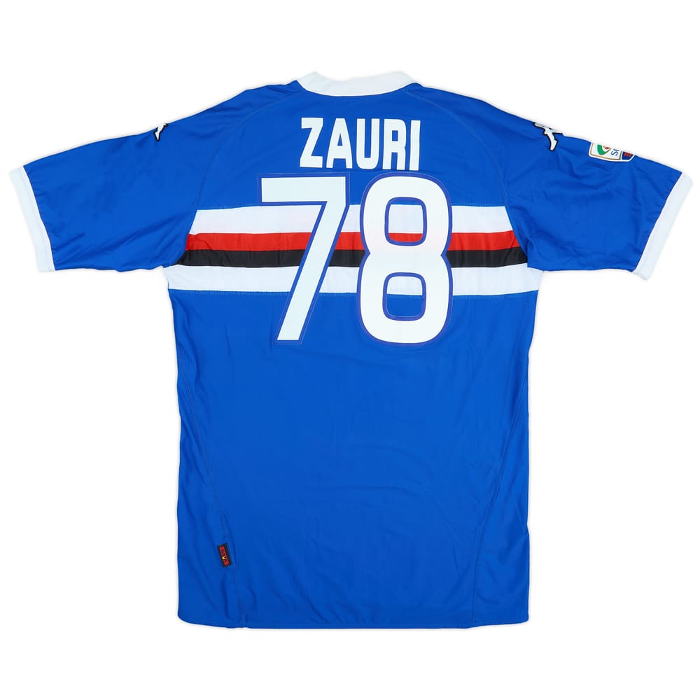 2010-11 Sampdoria Home Shirt Zauri #78 - 8/10 - (XXL)