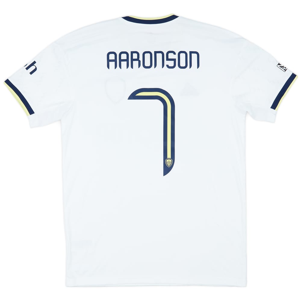 2022-23 Leeds Match Issue Carabao Cup Home Shirt Aaronson #7