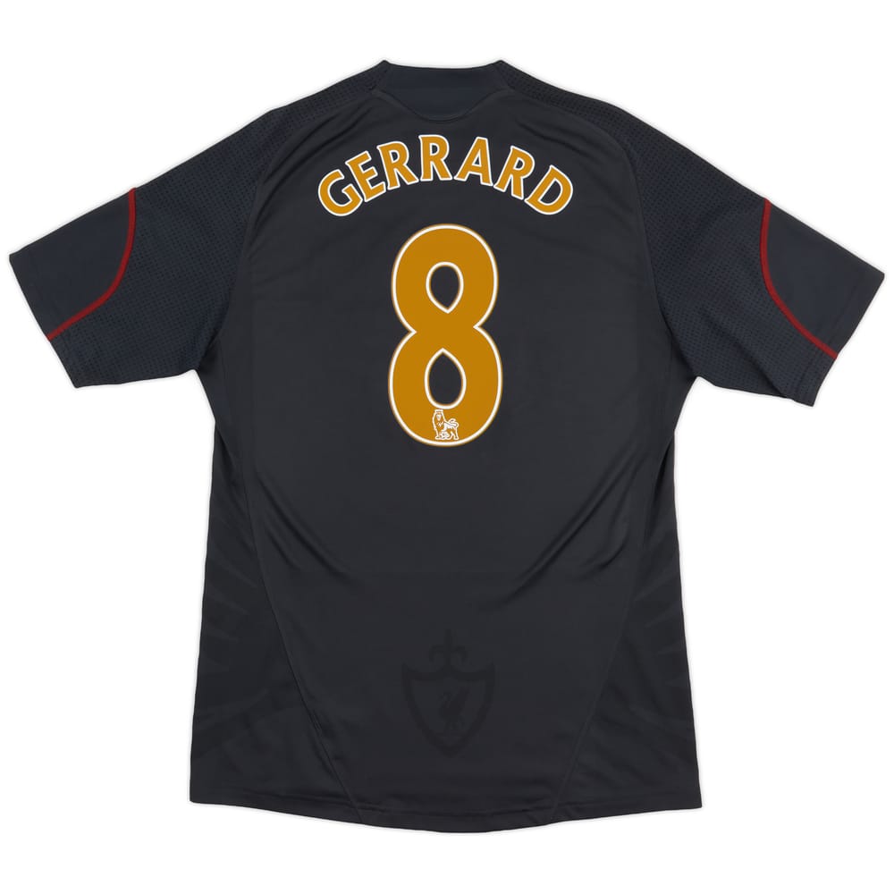 2009-10 Liverpool Away Shirt Gerrard #8 - 6/10 - (L)