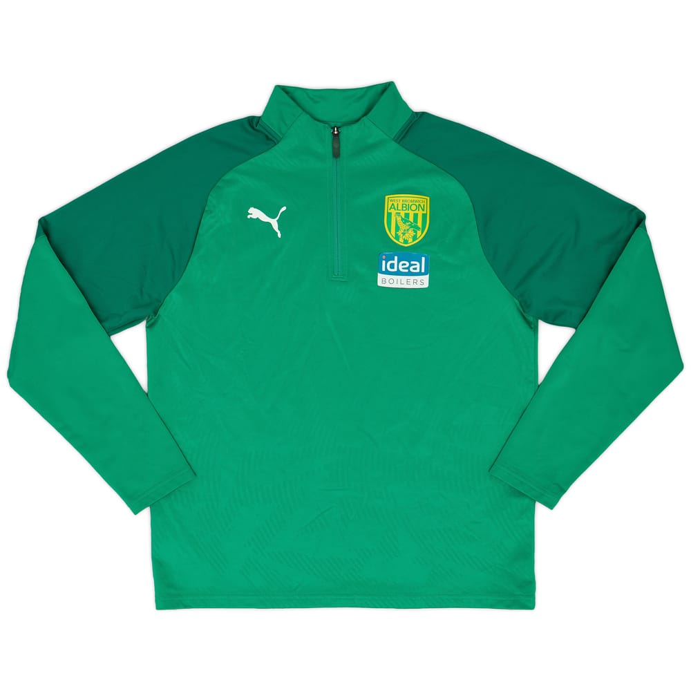 2018-19 West Brom Puma 1/4 Zip Drill Top - 7/10 - (L)