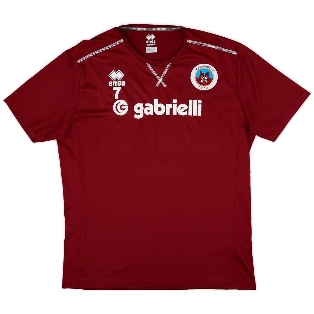 2023-24 Cittadella Player Issue Errea Training Shirt #7 - 7/10 - (XL)
