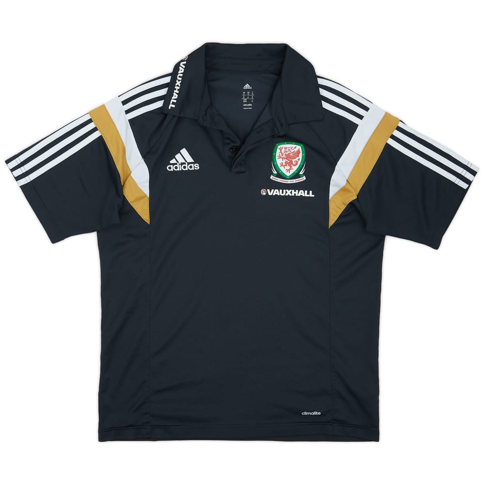 2014-15 Wales adidas Polo Shirt - 9/10 - (M)