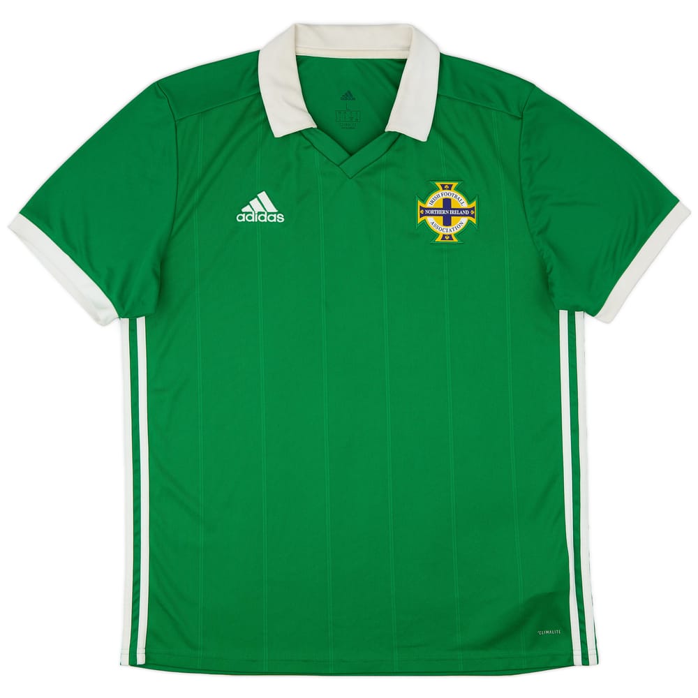 2018-19 Northern Ireland Home Shirt - 8/10 - (L)