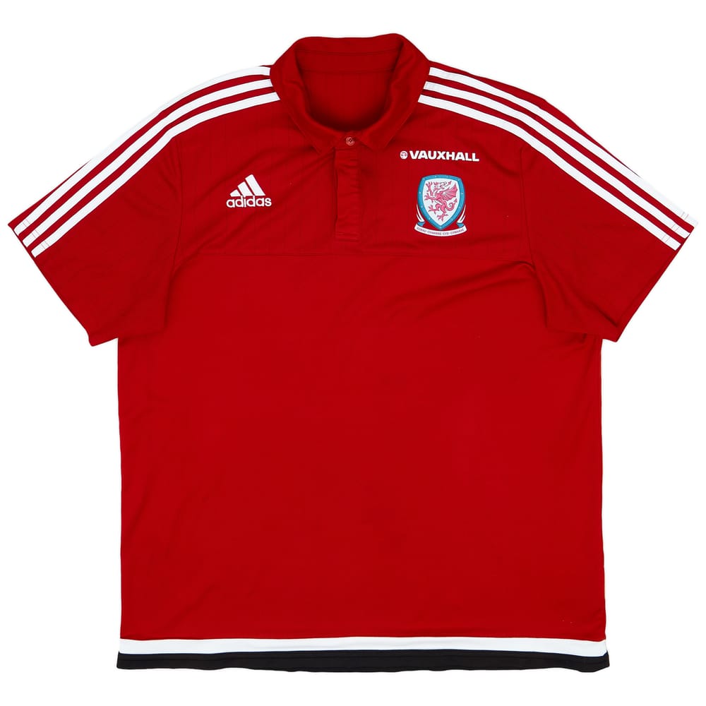2016-17 Wales adidas Polo Shirt - 6/10 - (XL)