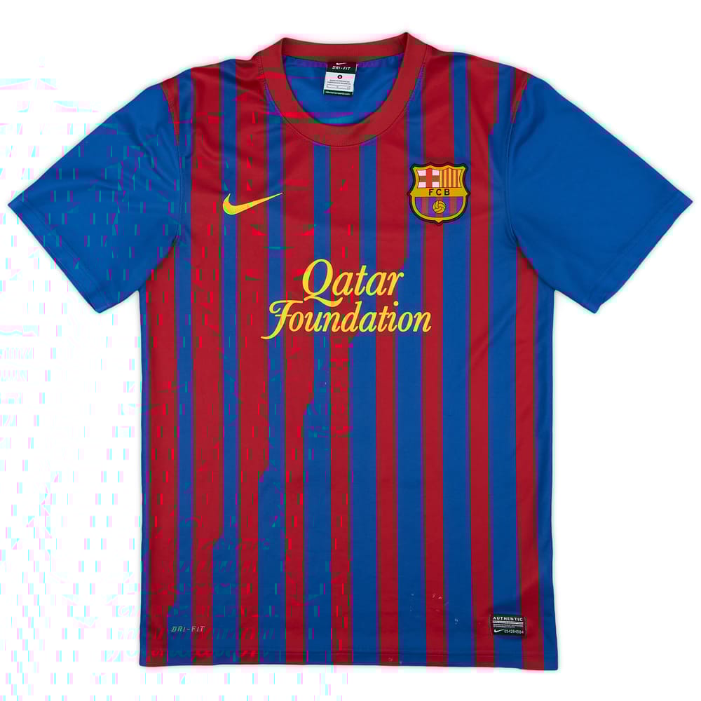 2011-12 Barcelona Basic Home Shirt - 6/10 - (S)