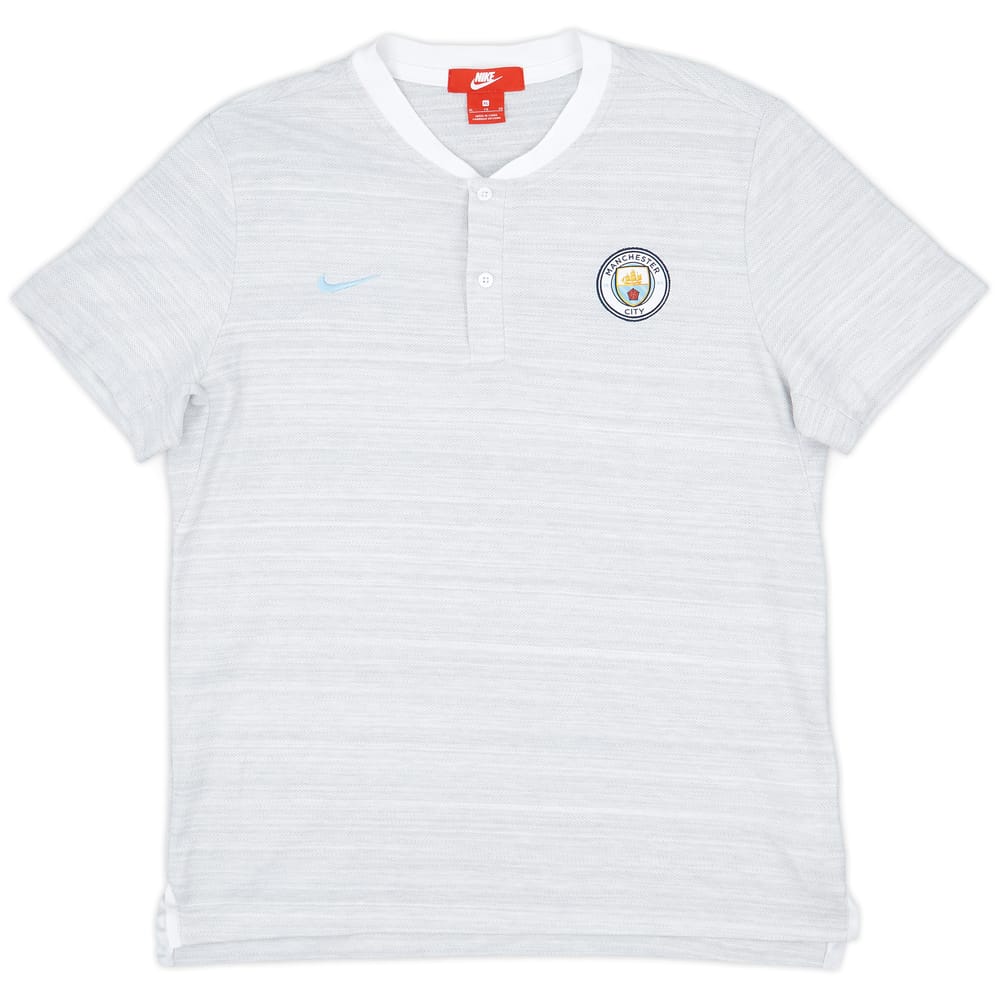 2018-19 Manchester City Nike Polo Shirt - 9/10 - (XL)