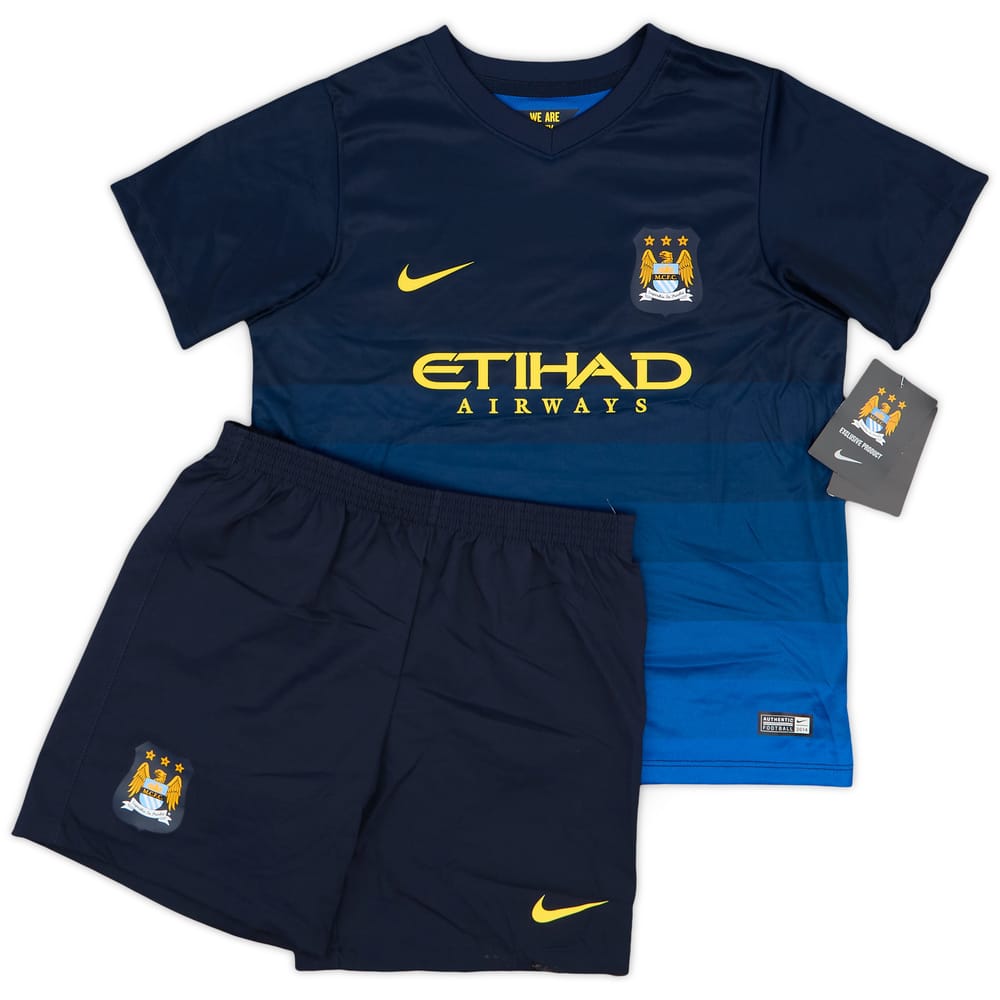 2014-15 Manchester City Away Shirt & Shorts (S.Boys)