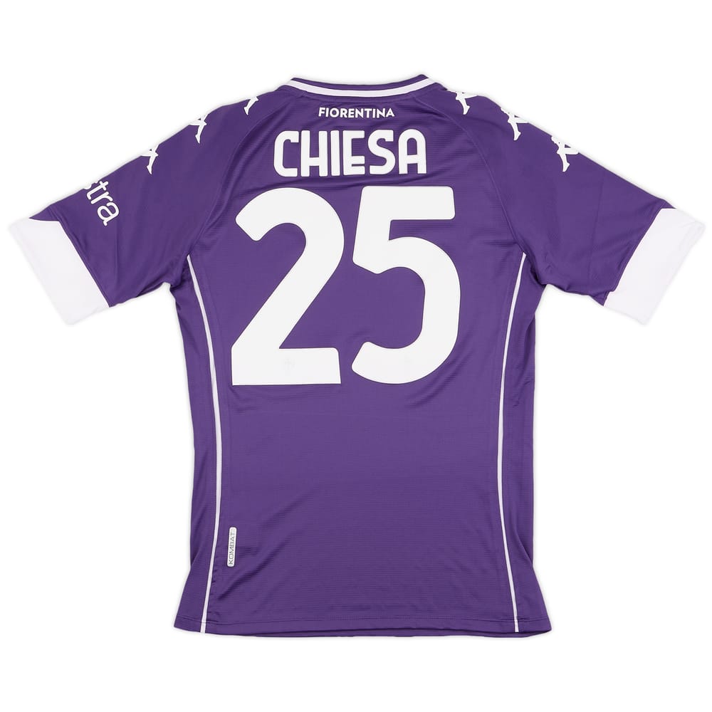 2020-21 Fiorentina Player Issue Home Shirt Chiesa #25 (M)