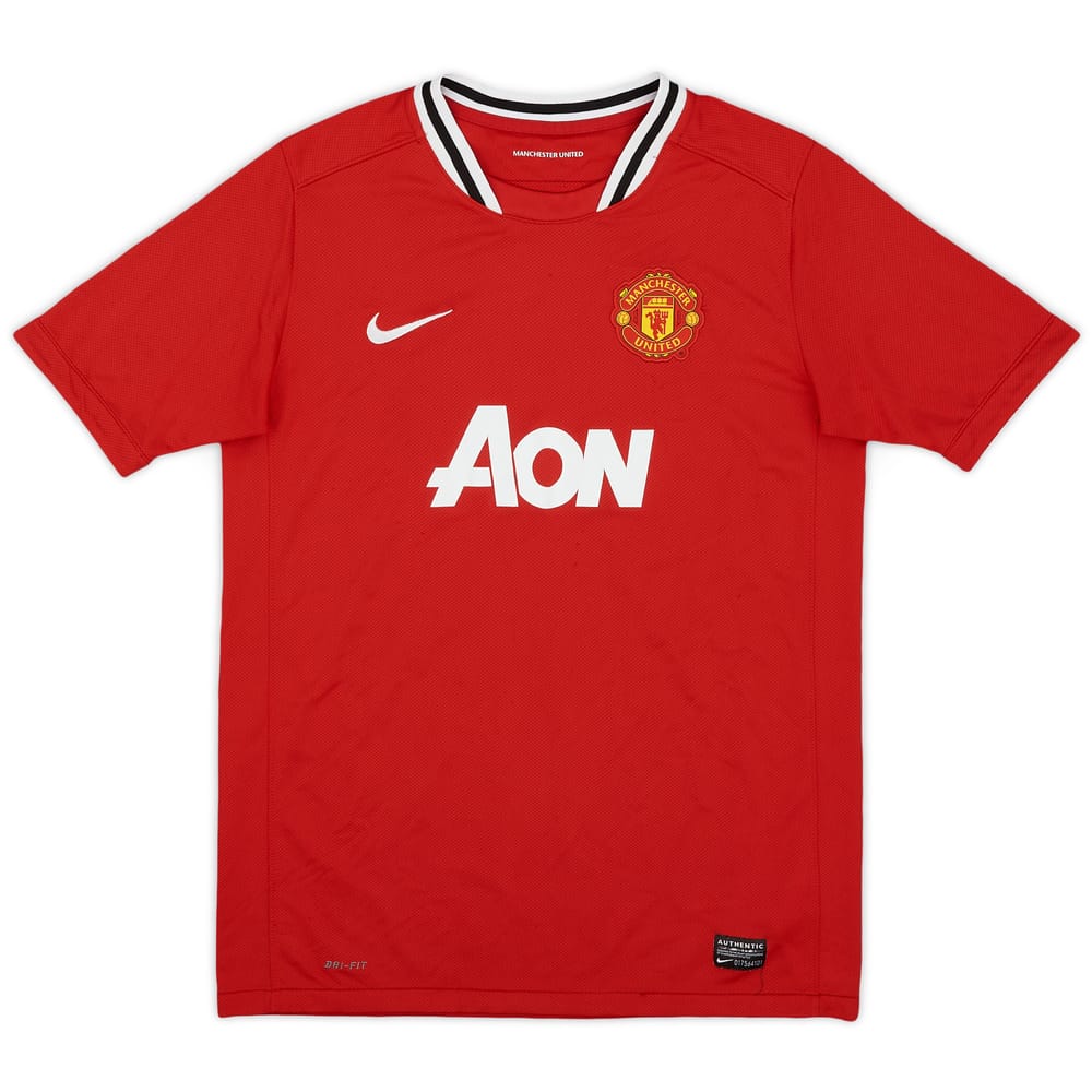 2011-12 Manchester United Home Shirt - 7/10 - (XL.Boys)