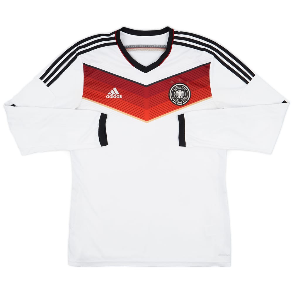 2014-15 Germany Home L/S Shirt - 4/10 - (L)