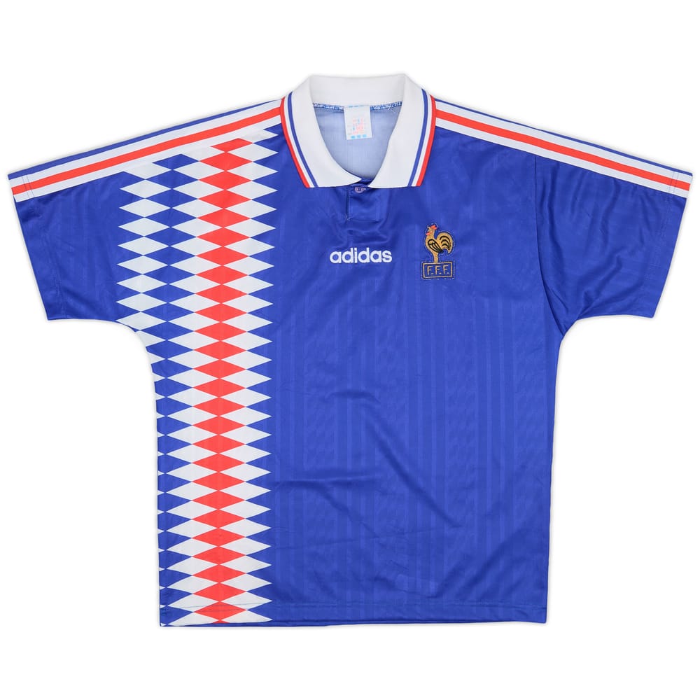1994-96 France Home Shirt - 8/10 - (M)
