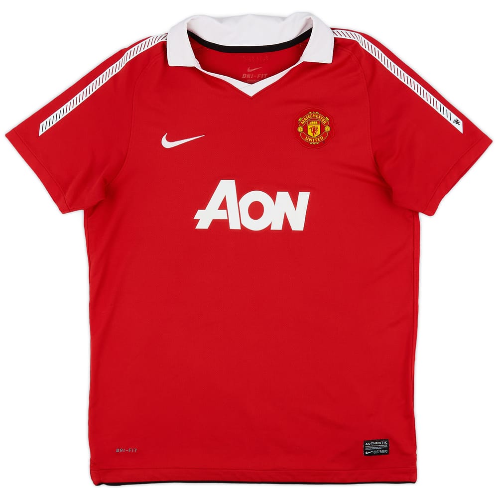 2010-11 Manchester United Home Shirt - 8/10 - (Women's XL)