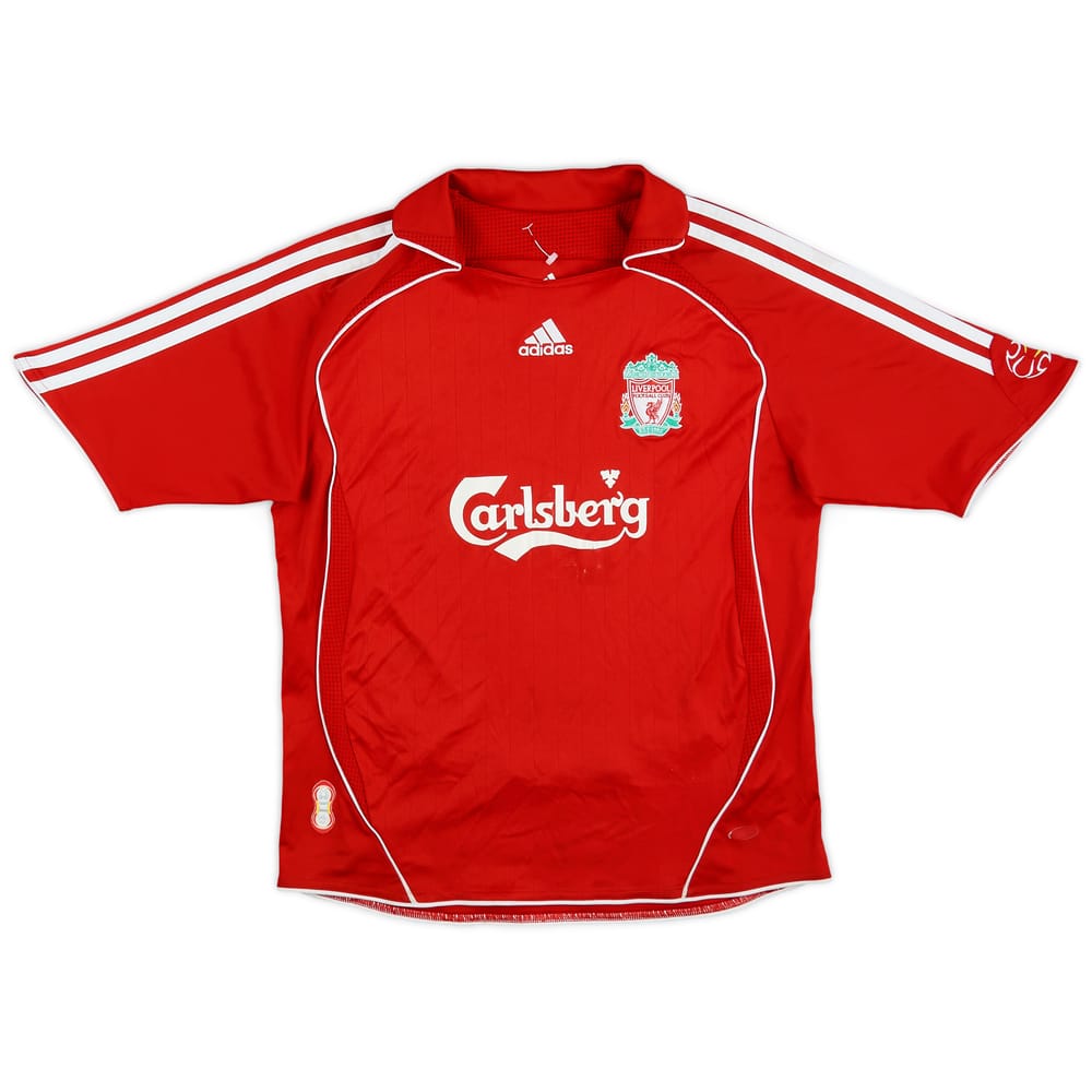 2006-08 Liverpool Home Shirt - 6/10 - (M.Boys)
