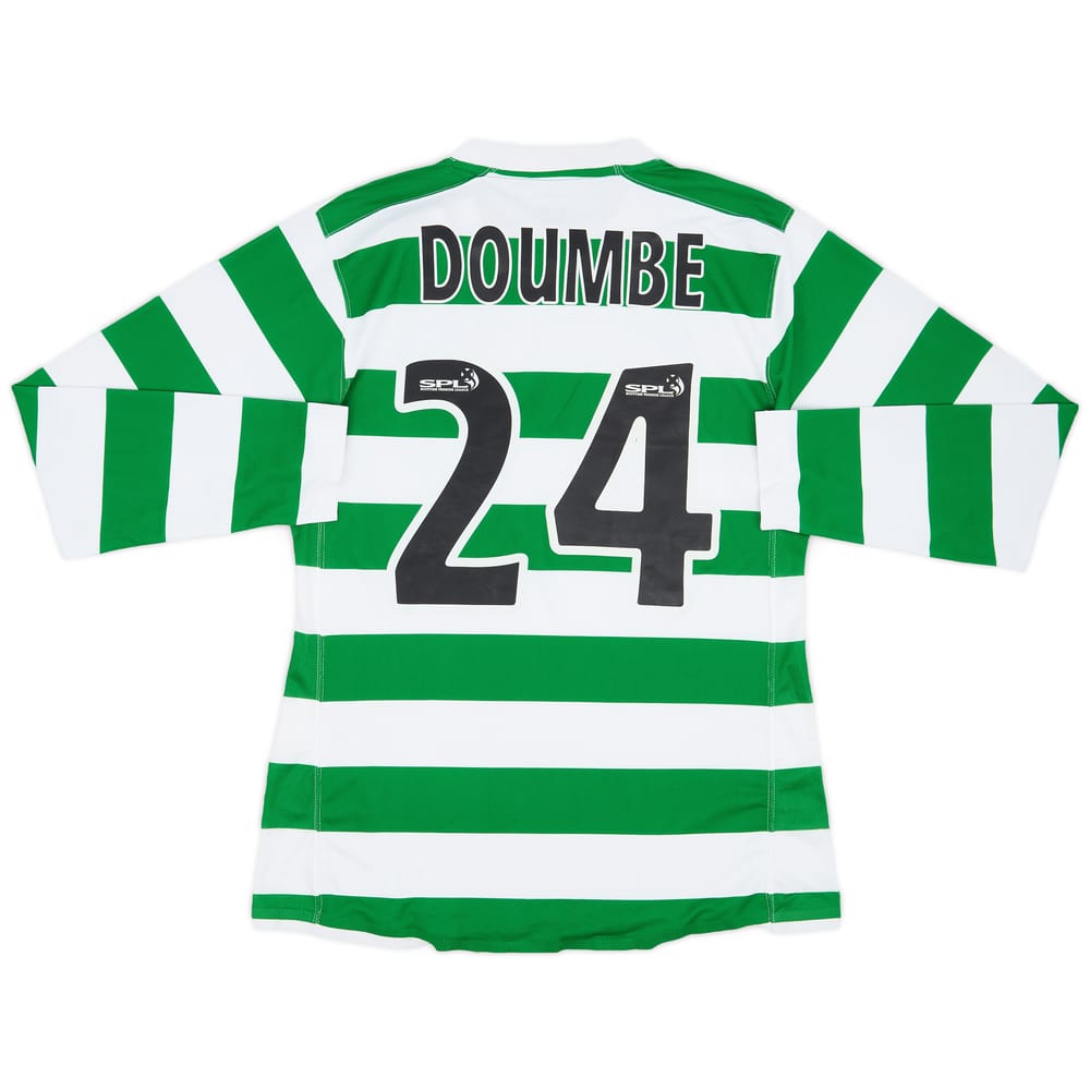 2007-08 Celtic Match Issue Home Shirt Doumbe #24