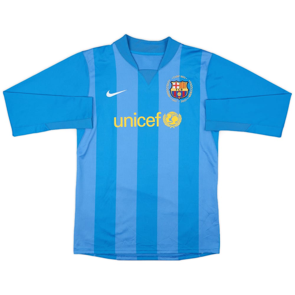 2007-08 Barcelona Authentic GK Shirt - 7/10 - (XL.Boys)