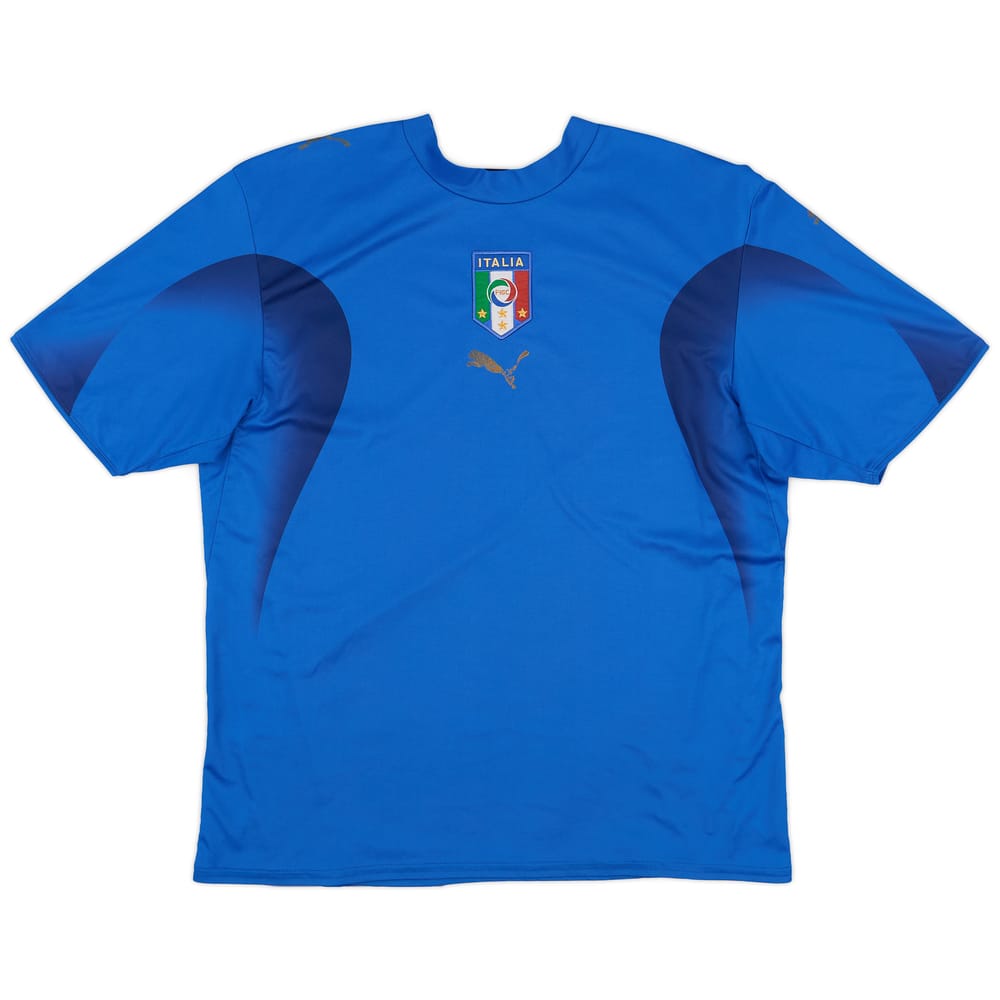2006 Italy Basic Home Shirt - 4/10 - (M)