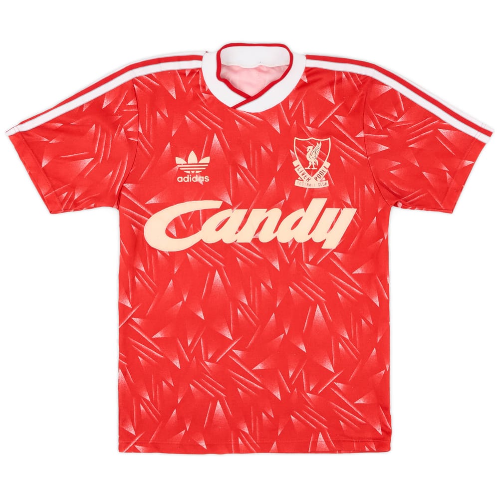 1989-91 Liverpool Home Shirt - 7/10 - (S)