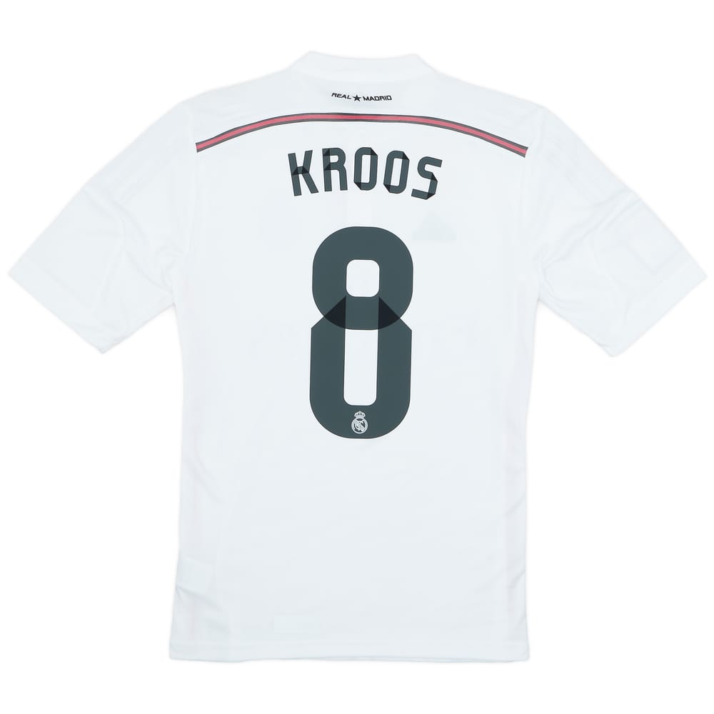 2014-15 Real Madrid Home Shirt Kroos #8 (XS)