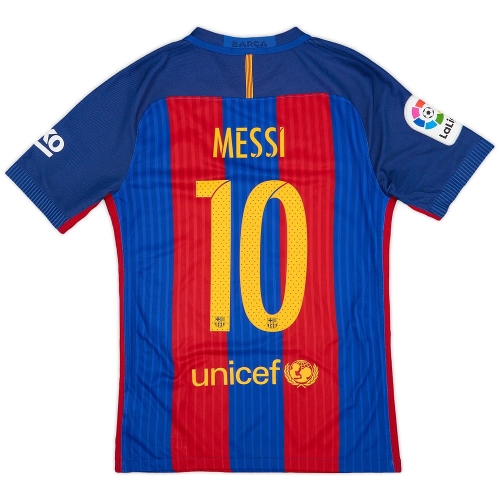 2016-17 Barcelona Authentic Home Shirt Messi #10 - 10/10 - (S)