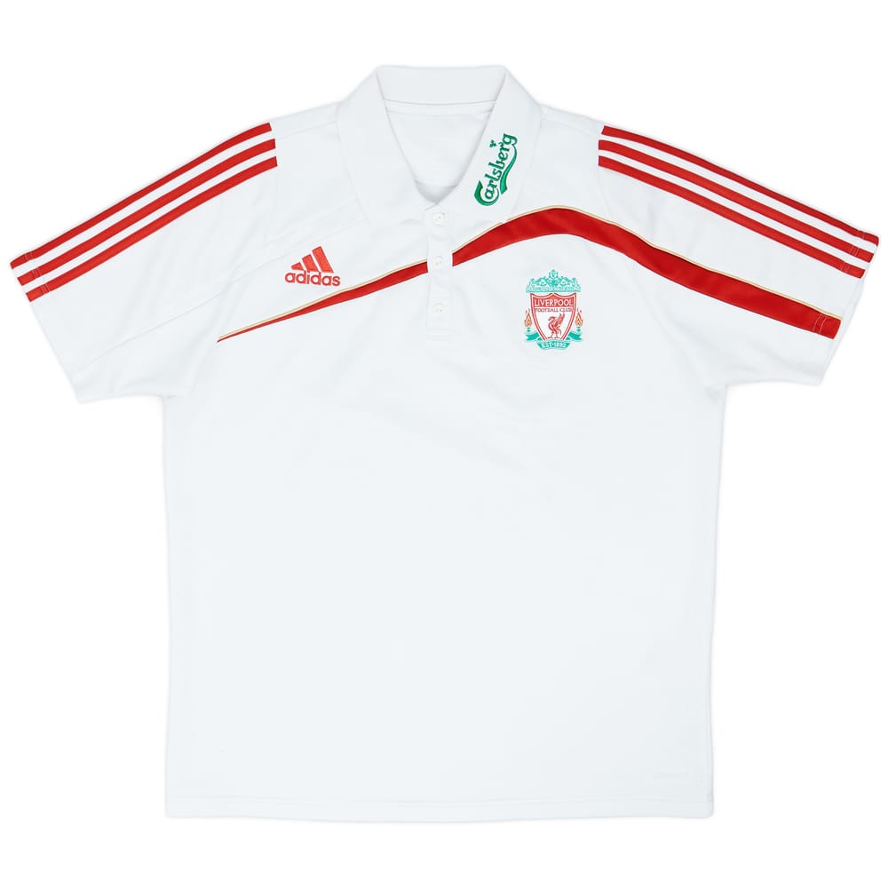2009-10 Liverpool adidas Polo Shirt - 6/10 - (L)