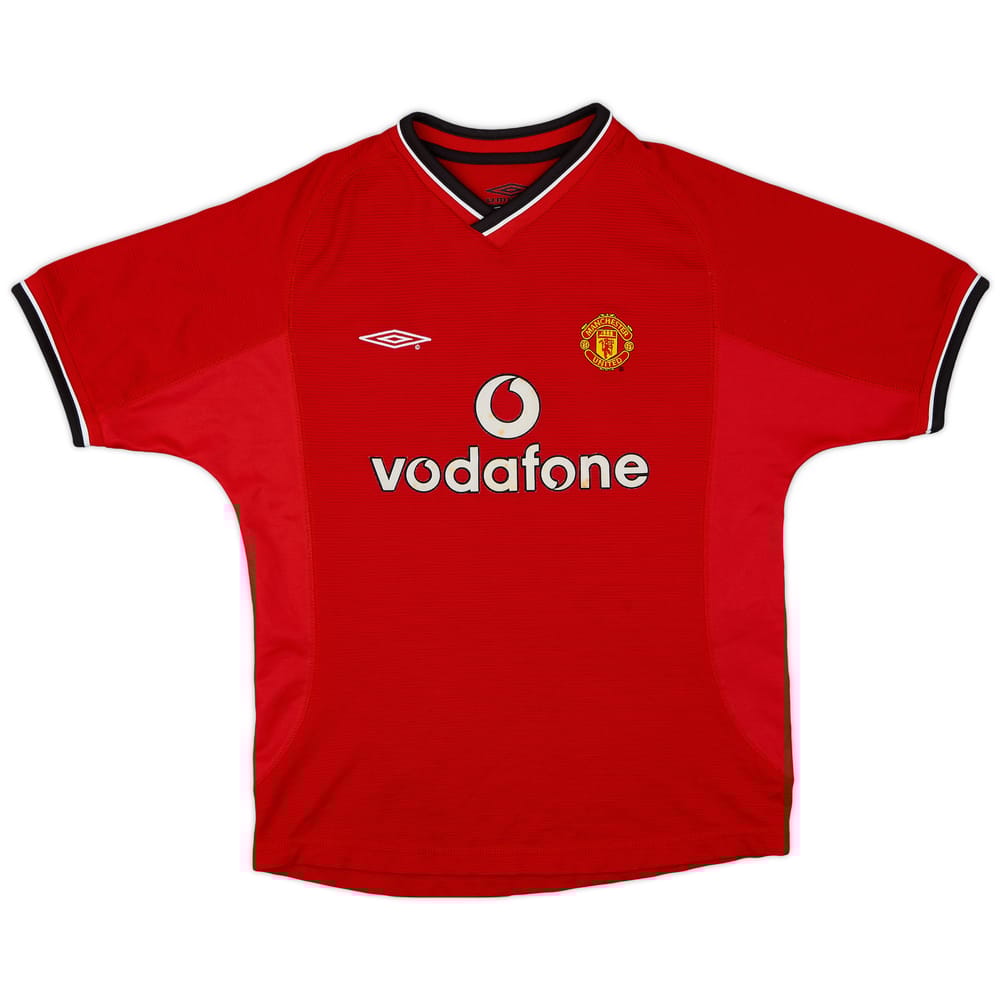 2000-02 Manchester United Home Shirt - 6/10 - (M.Boys)