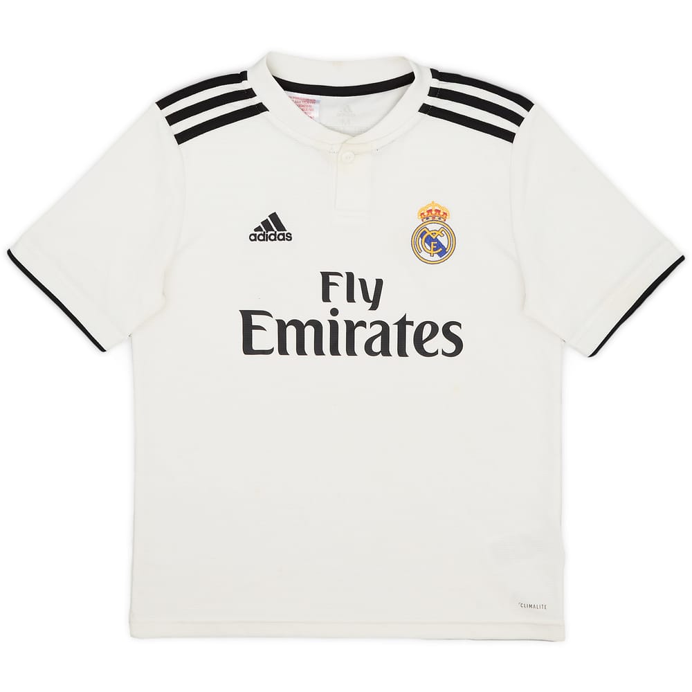 2018-19 Real Madrid Home Shirt - 8/10 - (M.Boys)