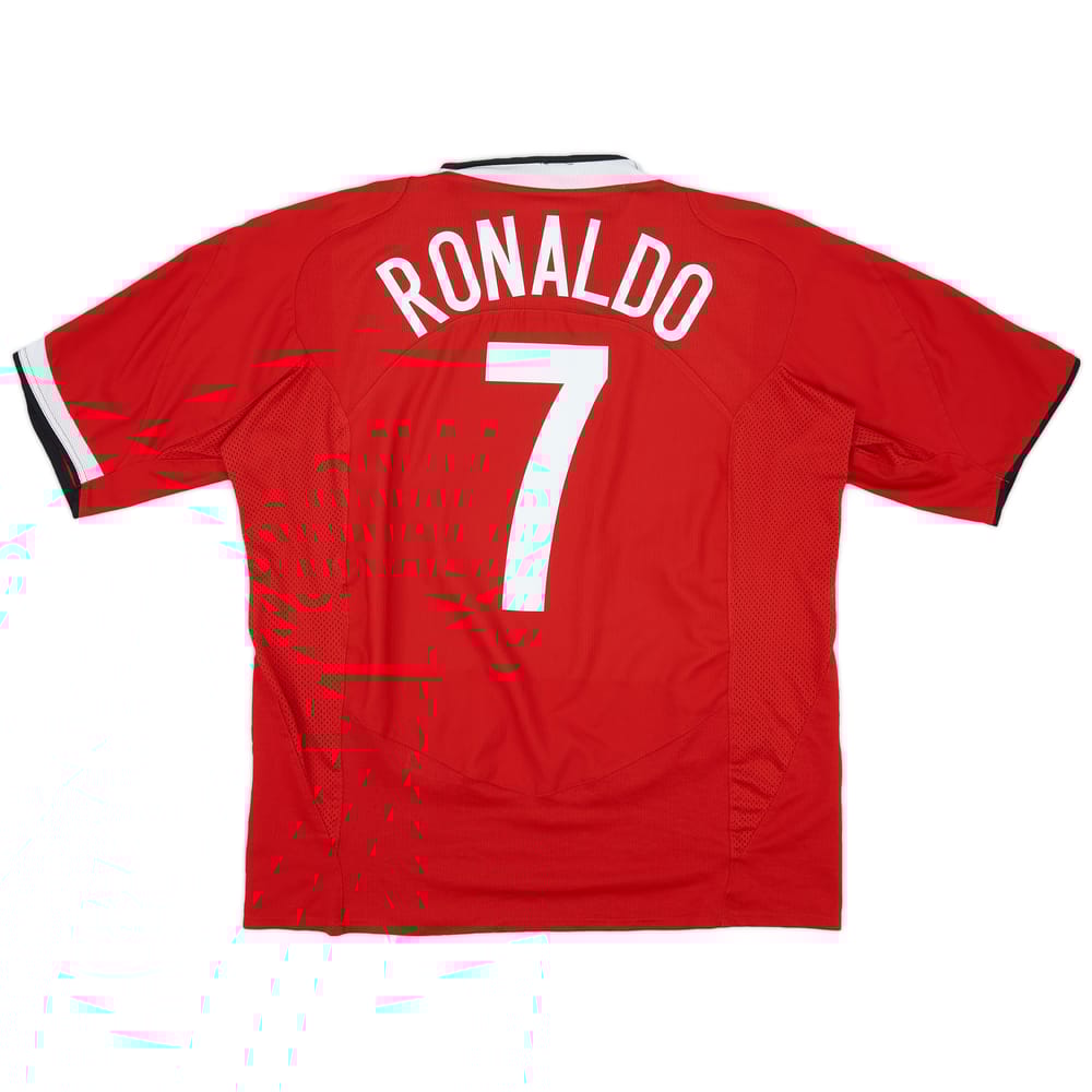 2004-06 Manchester United Home Shirt Ronaldo #7 - 6/10 - (XL)