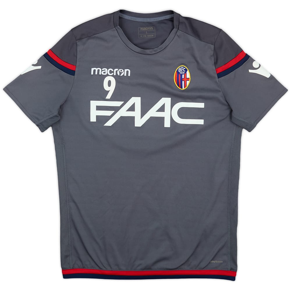 2016-17 Bologna Macron Player Issue Training Shirt #9 - 6/10 - (L)