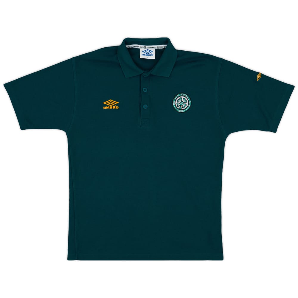 1995-96 Celtic Umbro Polo Shirt - 8/10 - (L)