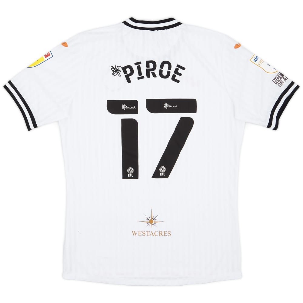 2021-22 Swansea Match Issue Home Shirt Piroe #17