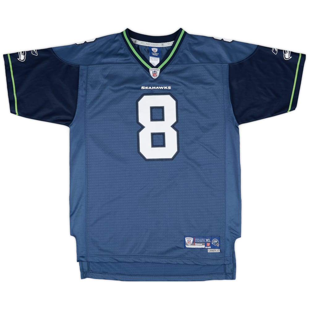 2008-10 Seattle Seahawks Hasselbeck #8 Reebok Premier Home Jersey - 7/10 - (XL.Boys)
