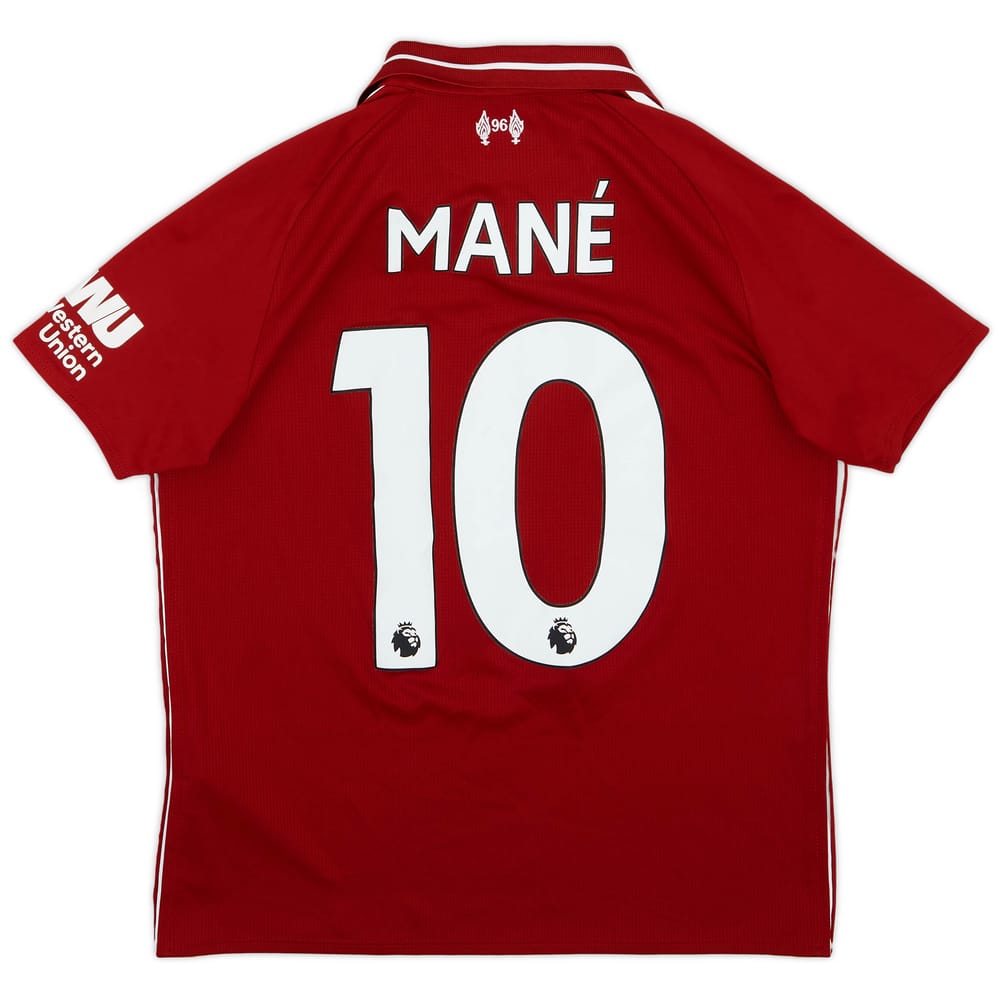 2018-19 Liverpool Home Shirt Mane #10 - 8/10 - (L.Boys)