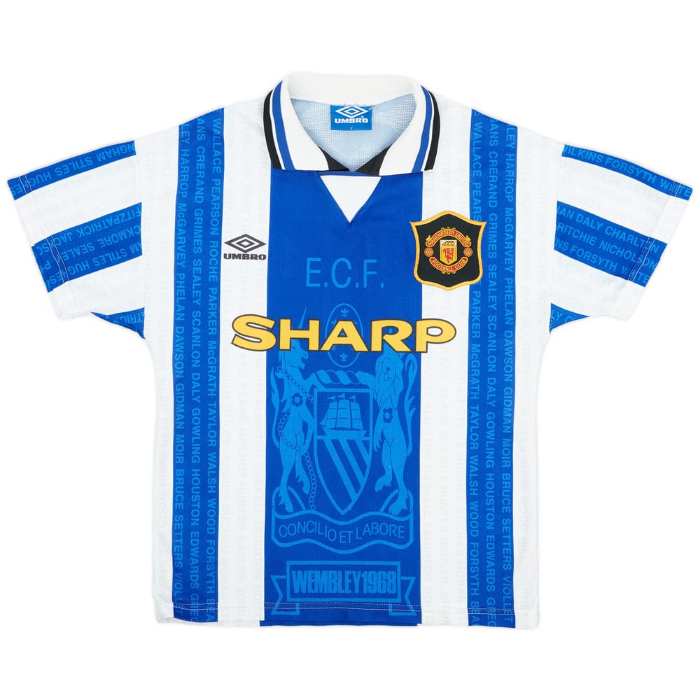 1994-96 Manchester United Third Shirt - 8/10 - (Y)