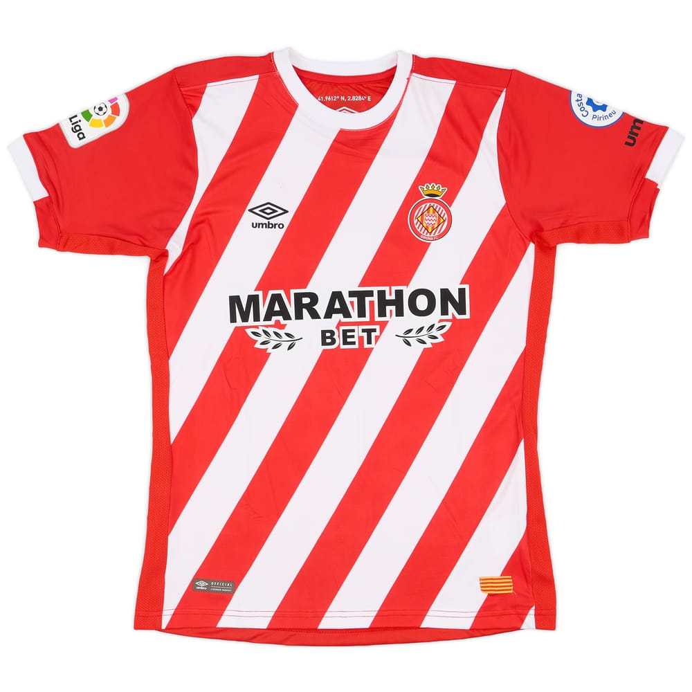 2018-19 Girona Home Shirt - 9/10 - (XL.Boys)