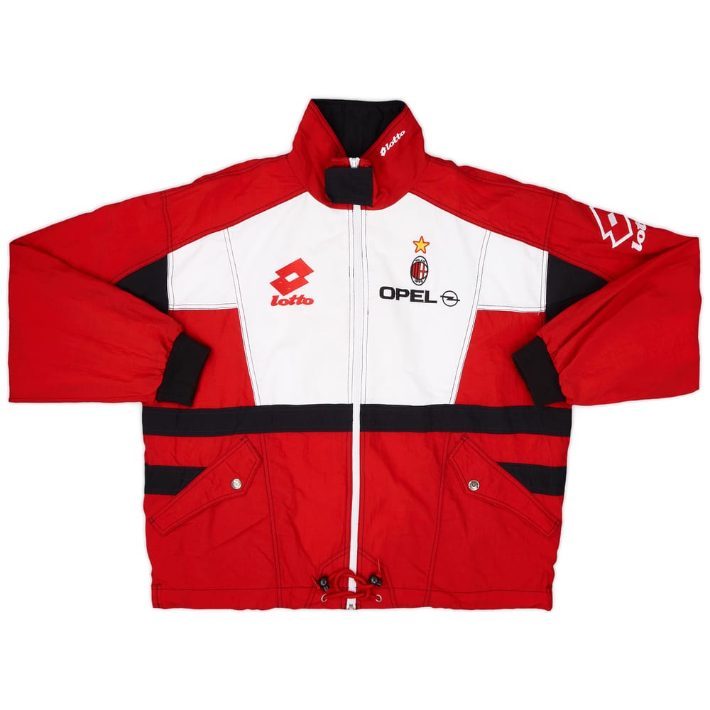 1994-95 AC Milan Lotto Track Jacket - 7/10 - (XXL)