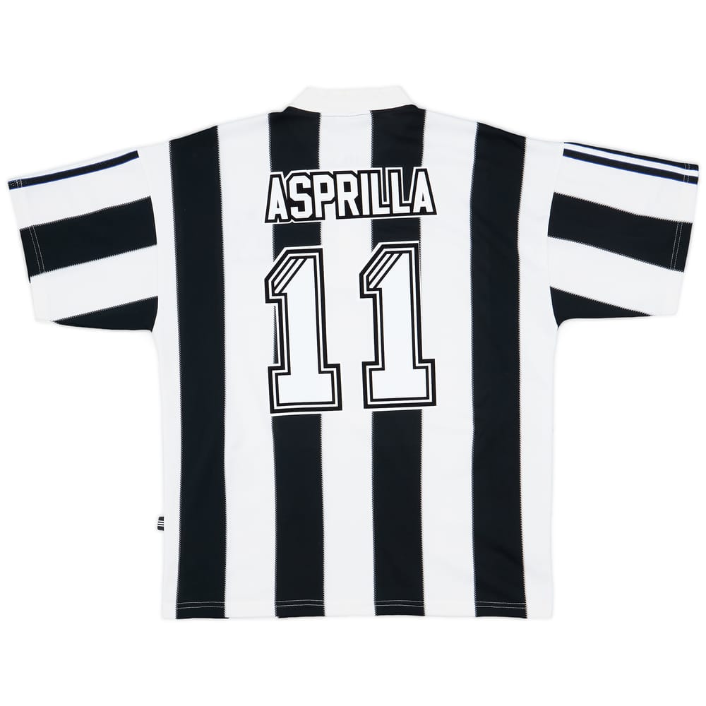 1995-97 Newcastle Home Shirt Asprilla #11 - 9/10 - (L)