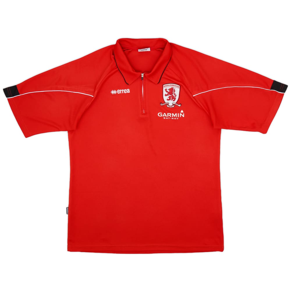 2007-08 Middlesbrough Errea 1/4 Zip Training Shirt - 9/10 - (XL)