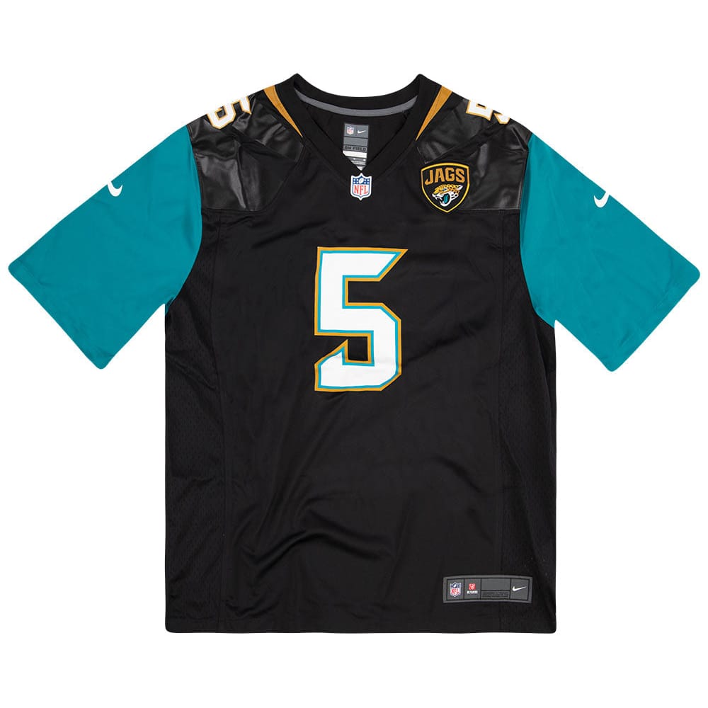 2018 Jacksonville Jaguars Bortles #5 Nike Game Jersey (Home) XL - *As New*