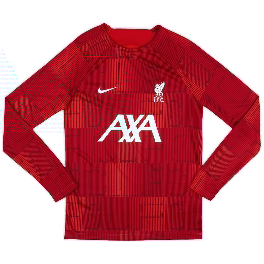 2023-24 Liverpool Nike Pre-Match L/S Shirt - As New - (S)