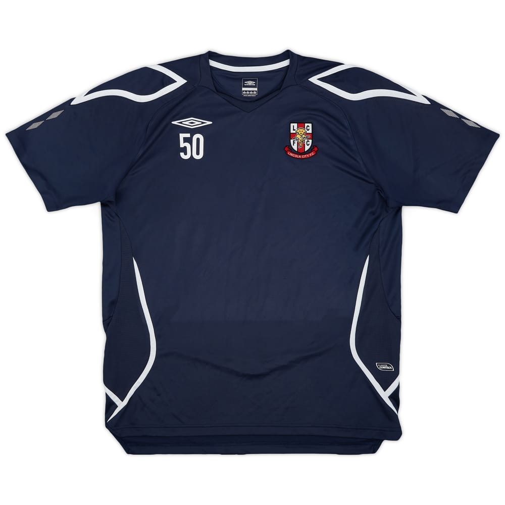 2007-08 Lincoln City Umbro Player Issue Training Shirt #50 - 9/10 - (XL)