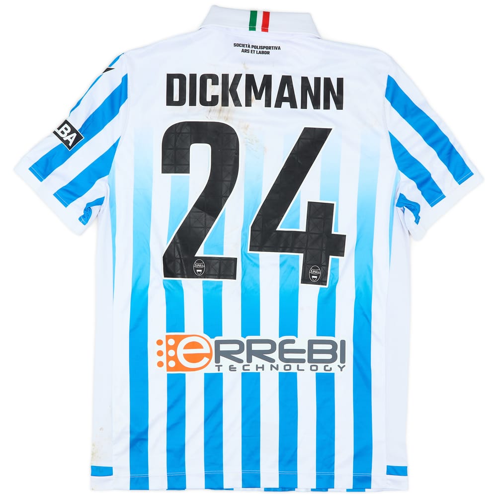 2022-23 SPAL Match Worn Home Shirt Dickmann #24