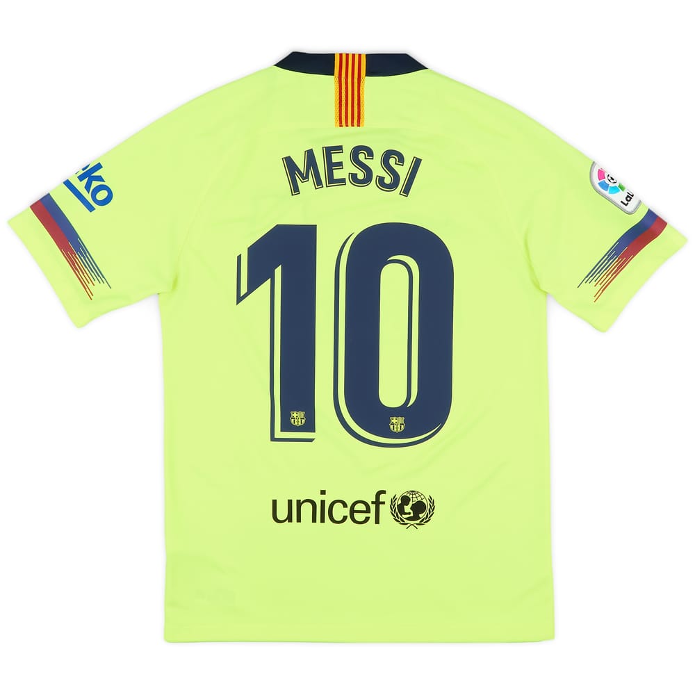 2018-19 Barcelona Away Shirt Messi #10 - 7/10 - (S)