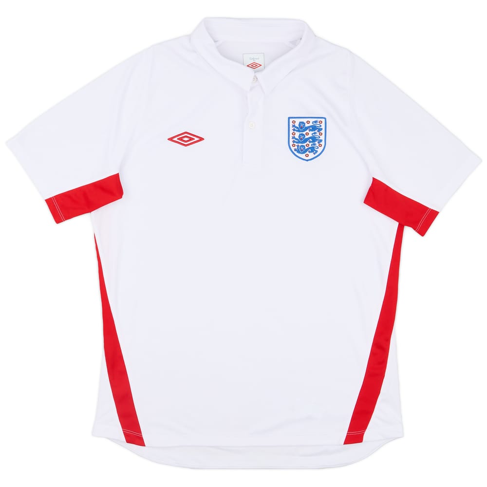 2009-10 England Umbro Polo Shirt - 9/10 - (XL)
