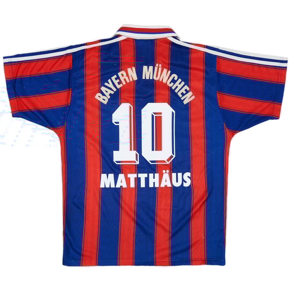 1995-97 Bayern Munich Home Shirt Matthaus #10 - 6/10 - (S)