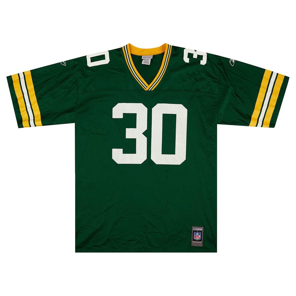 2001 Green Bay Packers Green #30 Reebok Jersey (Home) XL