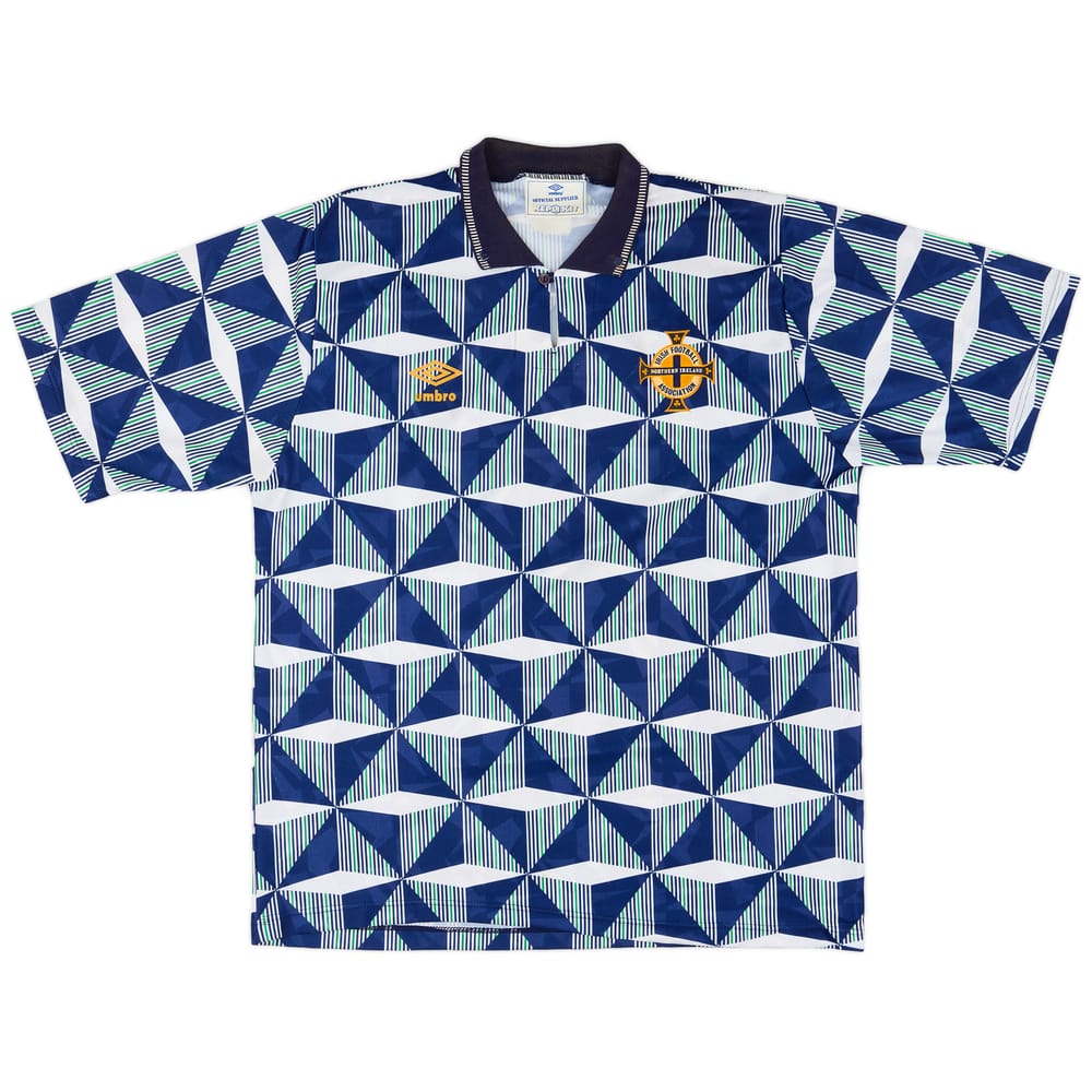 1990-92 Northern Ireland Away Shirt - 8/10 - (XL)